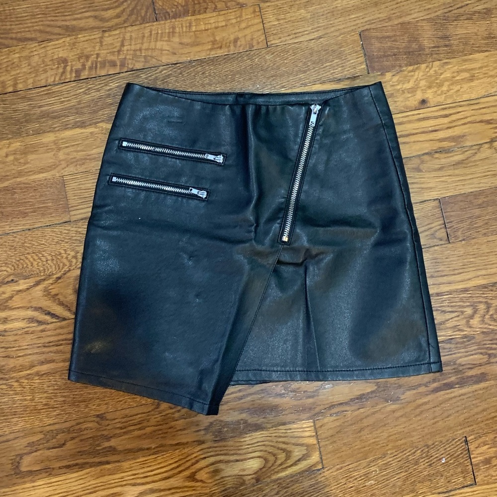 H&M leather skirt